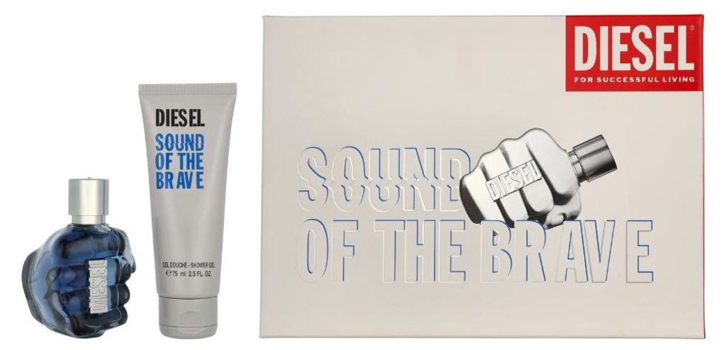 Edt Spray 50ml/Shower Gel 75ml Diesel Sound Of The Brave Giftset