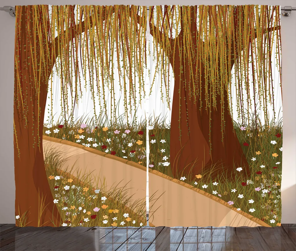 Tenda Salice ABAKUHAUS 280x175cm Rustica con Ganci e Passanti