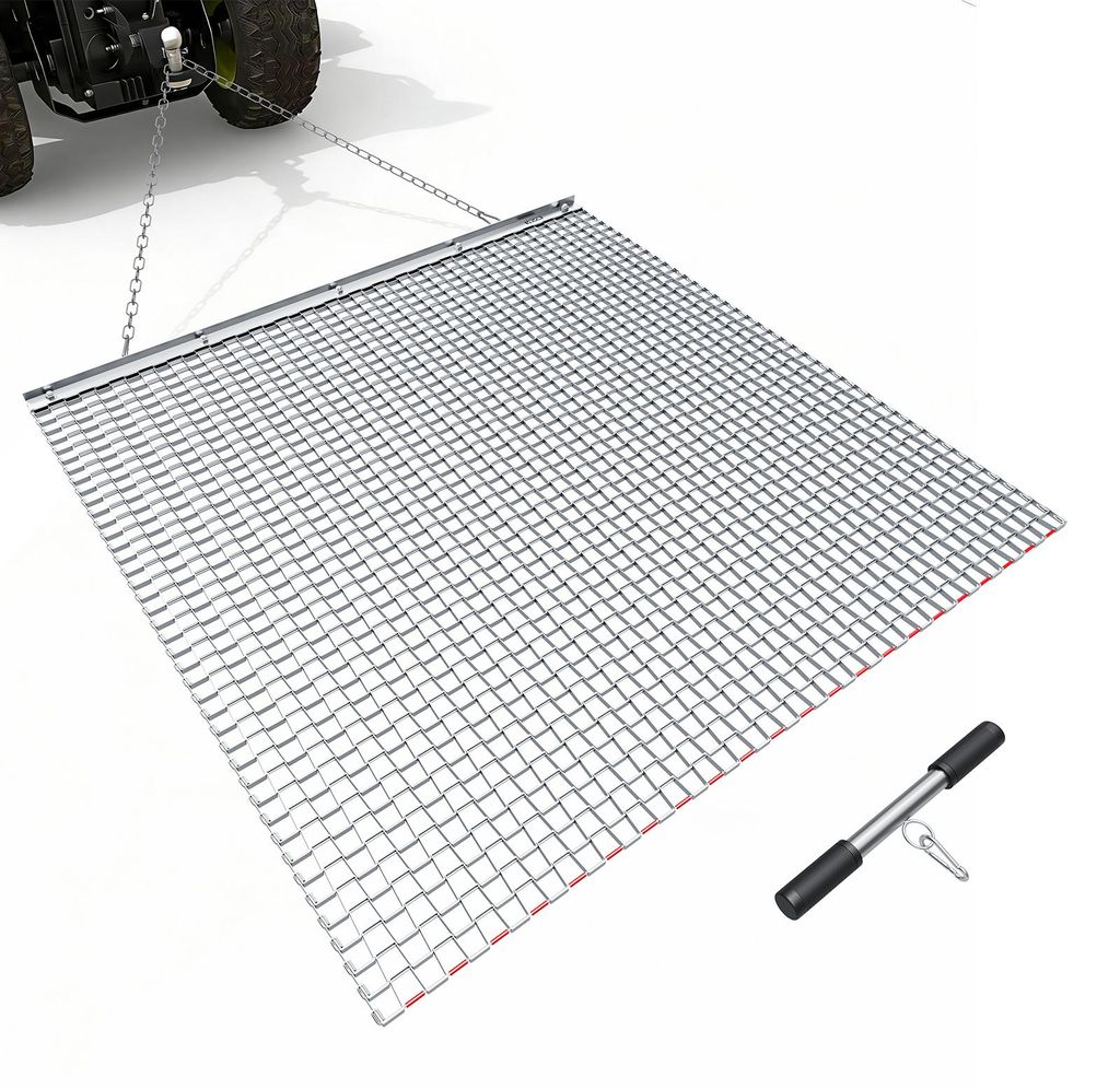 VEVOR Schleppegge, 122x122 cm, Wiesenegge, Wiesenschleppe, Produktbild 
