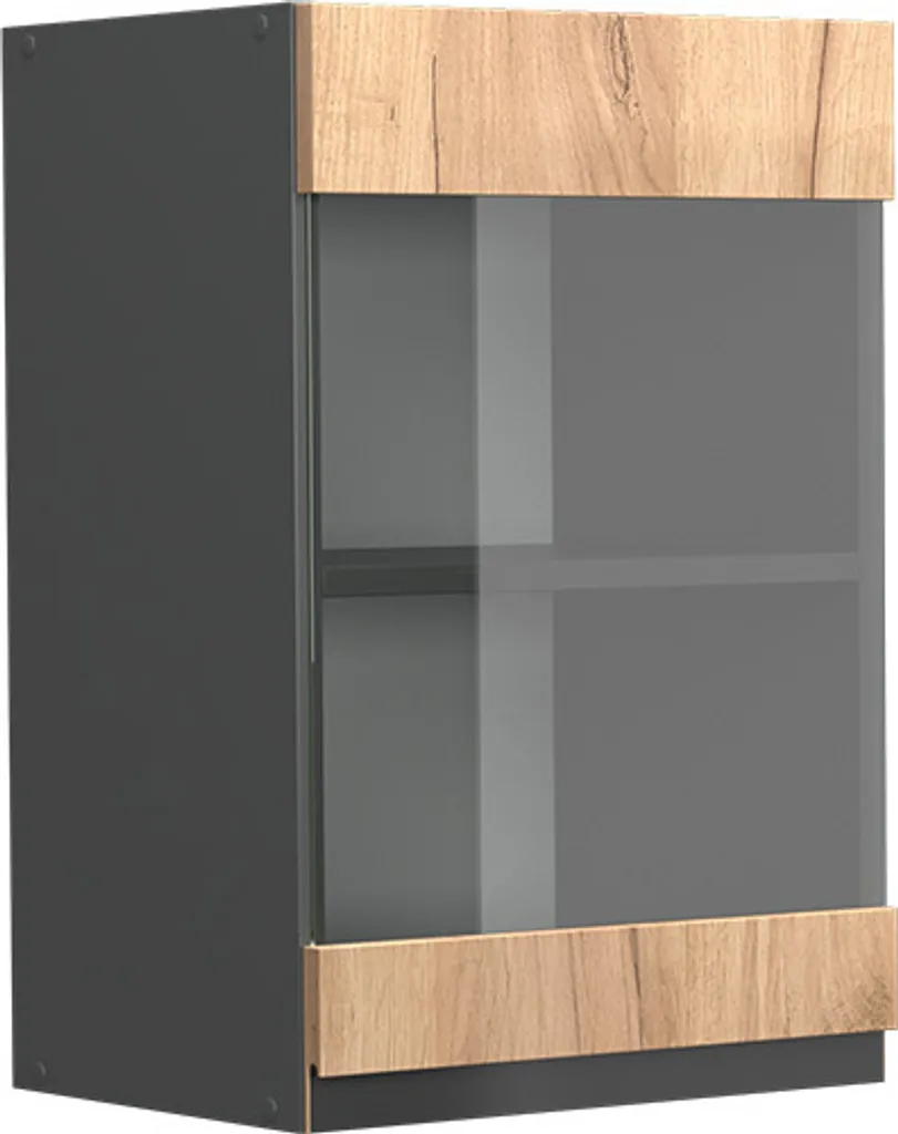 Armoire en verre 40cm Vicco R-Line pour optimiser le rangement haut