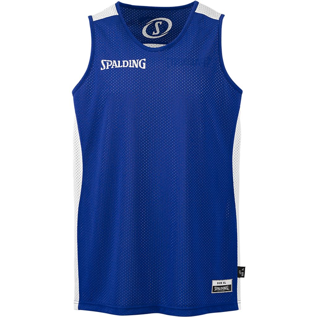 Spalding ESSENTIAL REVERSIBLE SHIRT royal/weiß