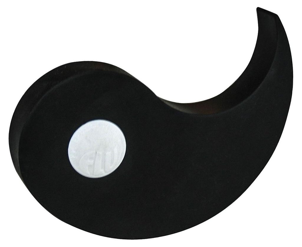 Fensterstopper, Türstopper, Türkeil, Türhaken, Fensterklemme, 2er-Set, erhältlich in 5 Farben (schwarz)
