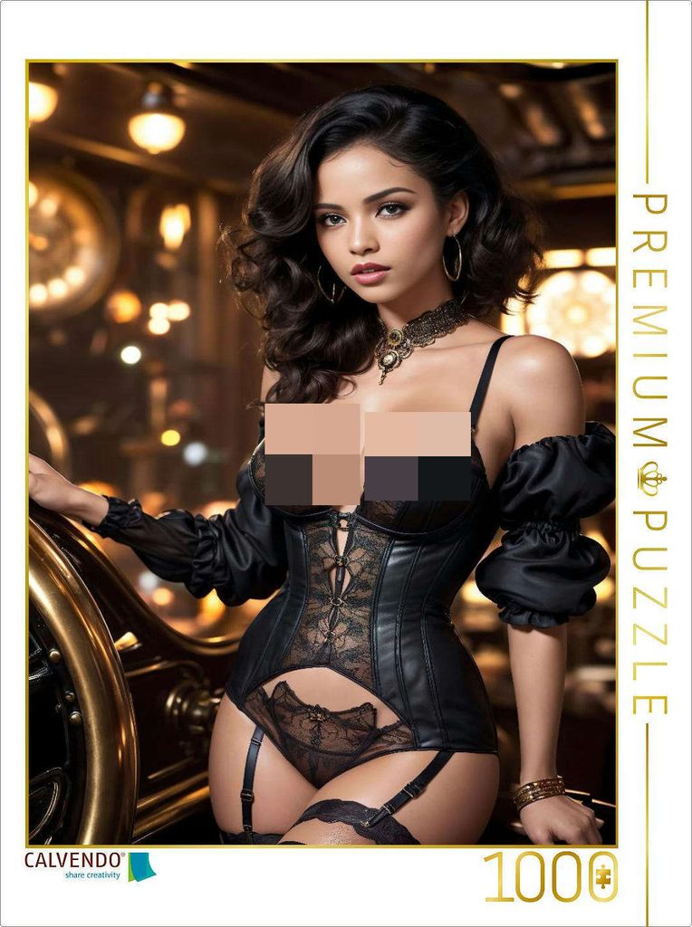 CALVENDO Puzzle Sexy Steampunk Girl Aurelia Steamwell | 1000 Teile Lege-Größe 64x48cm Foto-Puzzle für glückliche Stunden