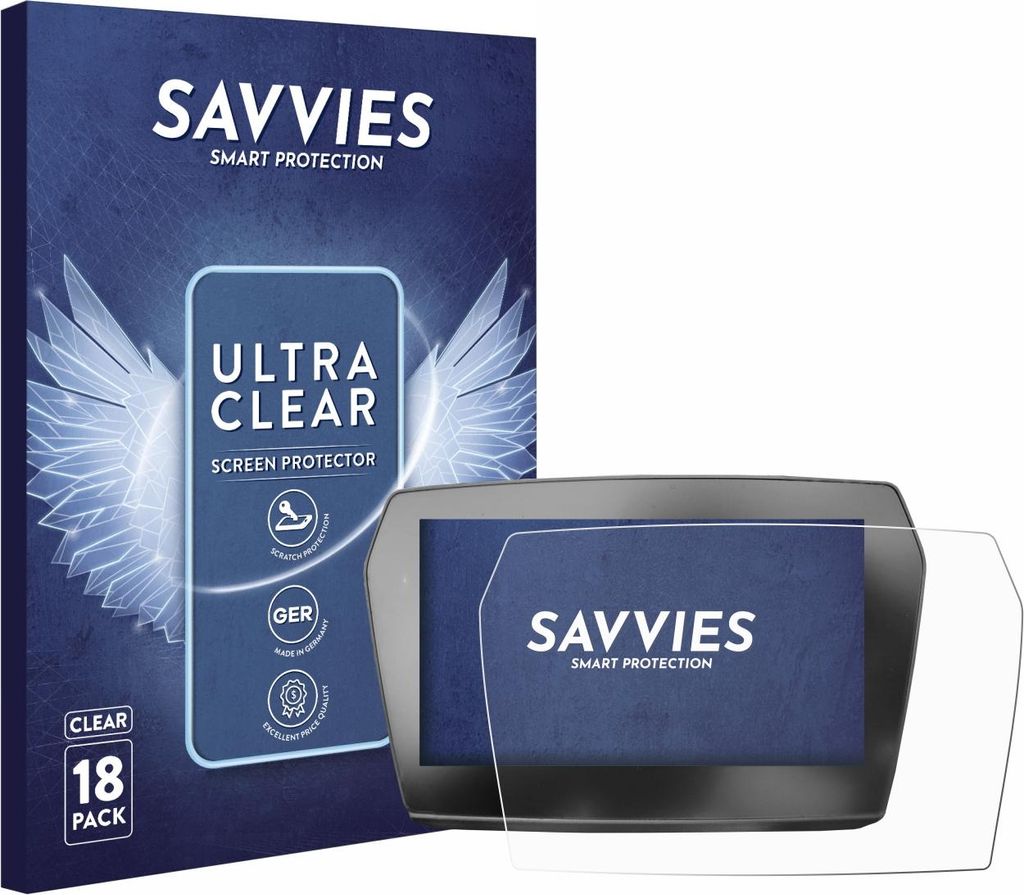 18x Für Voge 625 2025 Schutzfolie Savvies Displayschutz Display Schutz Folie Klar Transparent