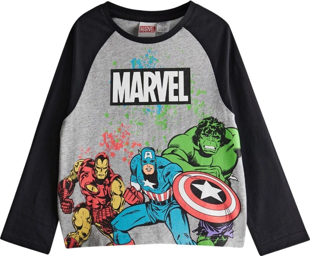 Marvel Avengers Schlafanzug Für Jungen – Kurz, Mit Captain America & Co.