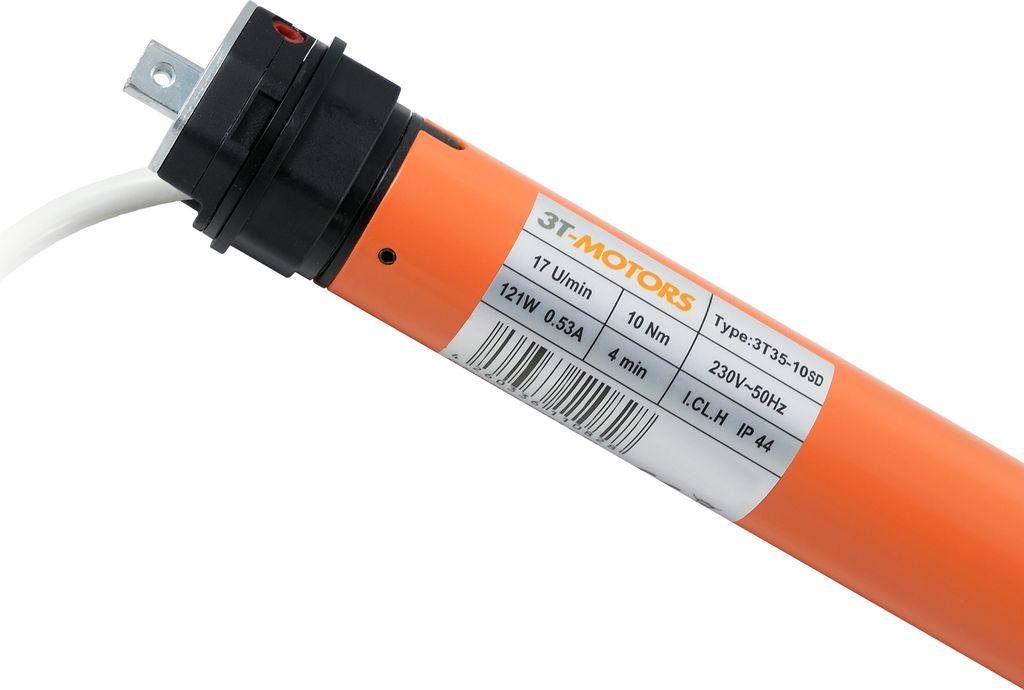 3T-MOTORS Mini-Rollladenmotor mit mechanischen Endschaltern Produktbild 