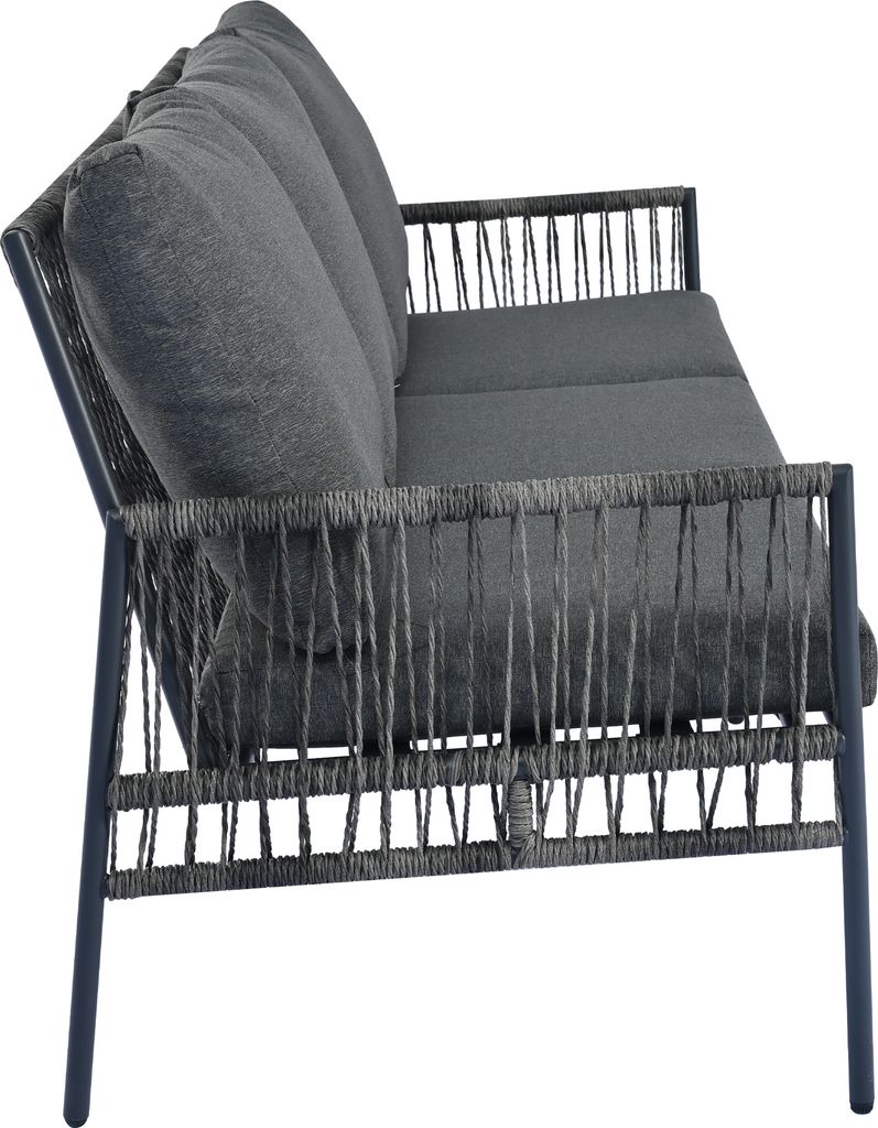 Merax Rattan Gartenlounge Set 7 Personen, 5-tlg. Sitzgruppe Produktbild 10