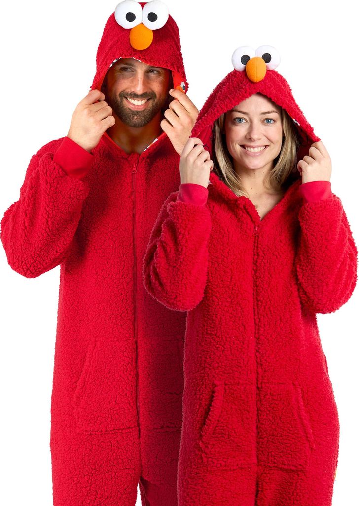 Sesame Street Jumpsuit Uni Elmo rot XL