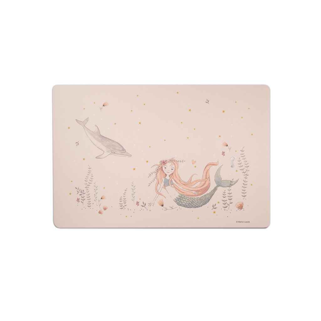 scriptum Schreibtischunterlage für Kinder – „Mermaid“ – 60 x 40 cm – aus Premium Vinyl – Germany