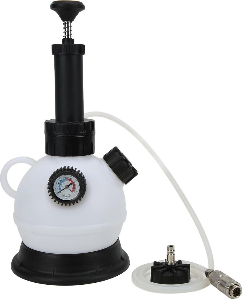 2L Manueller Vakuum-Bremsentlüftersatz 30psi Druckanzeige mit Überdruckventil Kappenschlüssel für europäische Fahrzeuge