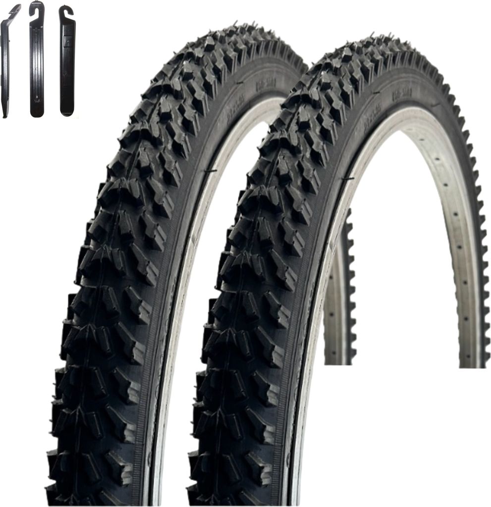 2 x VEE Rubber V158 26" Fahrradreifen Schwarz 50-559 (26 x Produktbild 