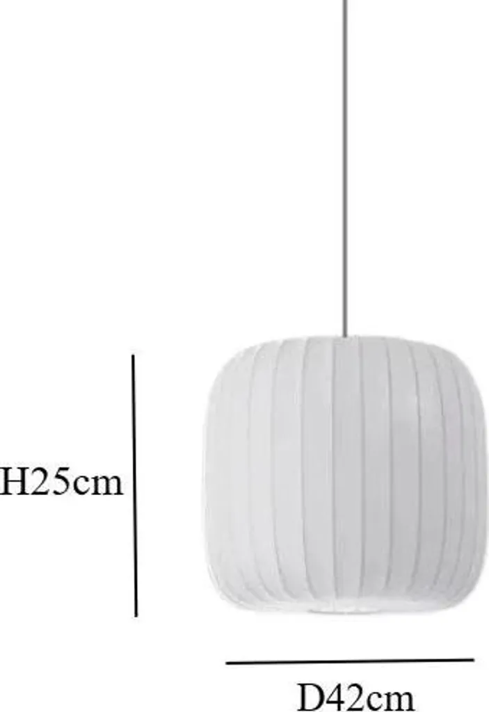 Lustre en soie moderne 528-42CM suspension câble E27 design élégant
