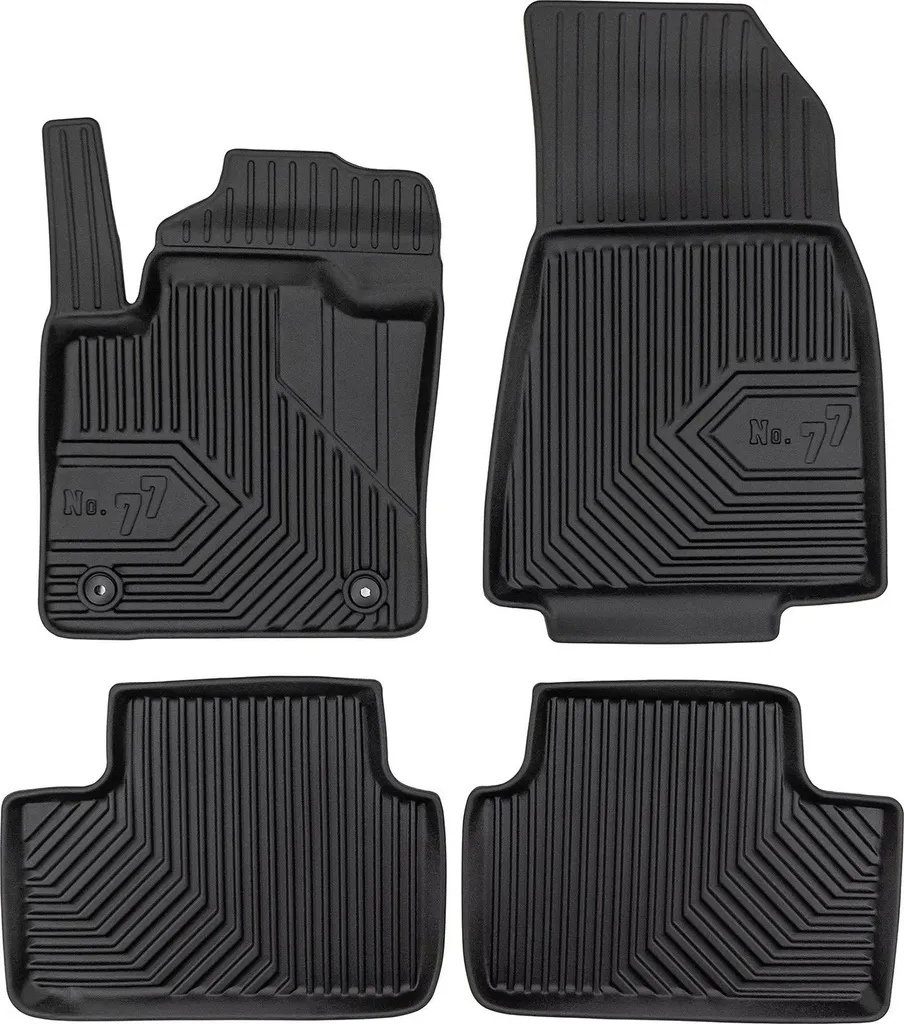 Tappetini Tappetini in gomma per Volvo C40 XC40 Ricarica 2021-2025 TPE Nero 4 pz