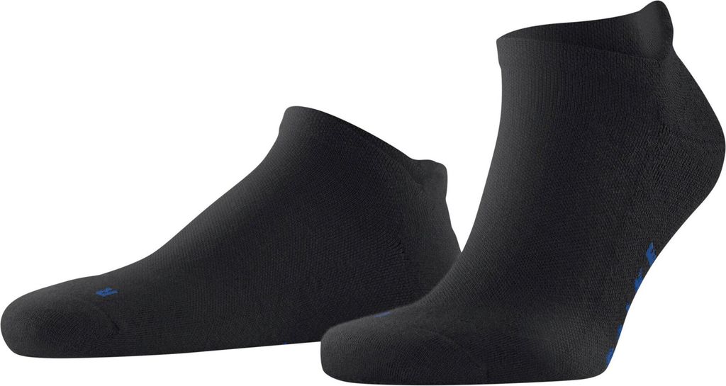 FALKE Uni Sneakersocken - Keep Warm, Kurzsocken, einfarbig Schwarz 44-45