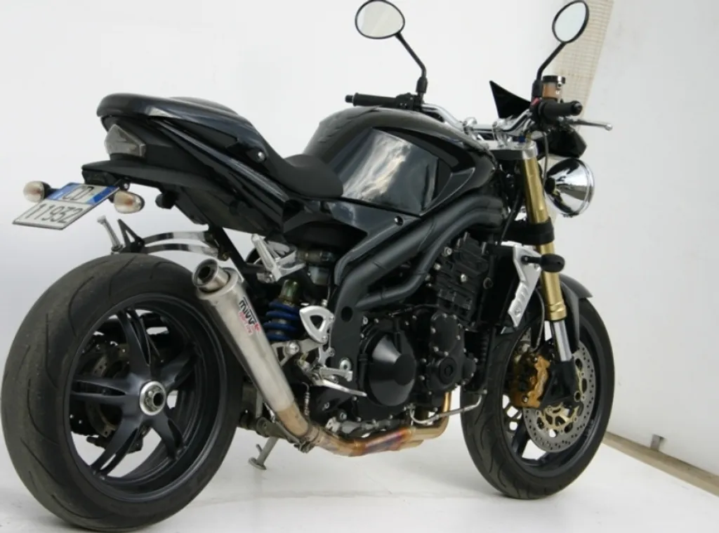 Pot d'échappement inox Mivv X-Cone pour Triumph Speed Triple 1050