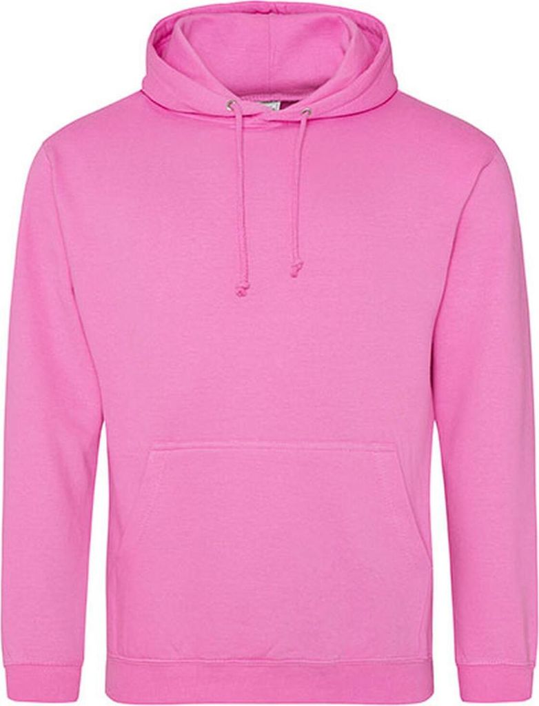 Just Hoods JH001 | College Hoodie / Kaputzenpulli in vielen Farben - Farbe: Candyfloss Pink - Größe: 3XL
