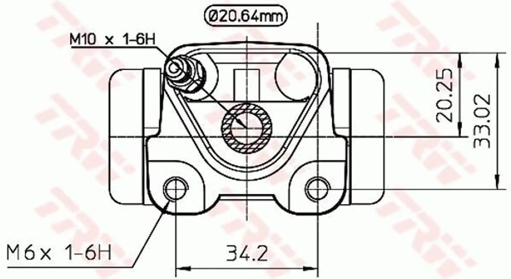 Cylindre de roue TRW BWF272 haute résistance avec joints renforcés - 2