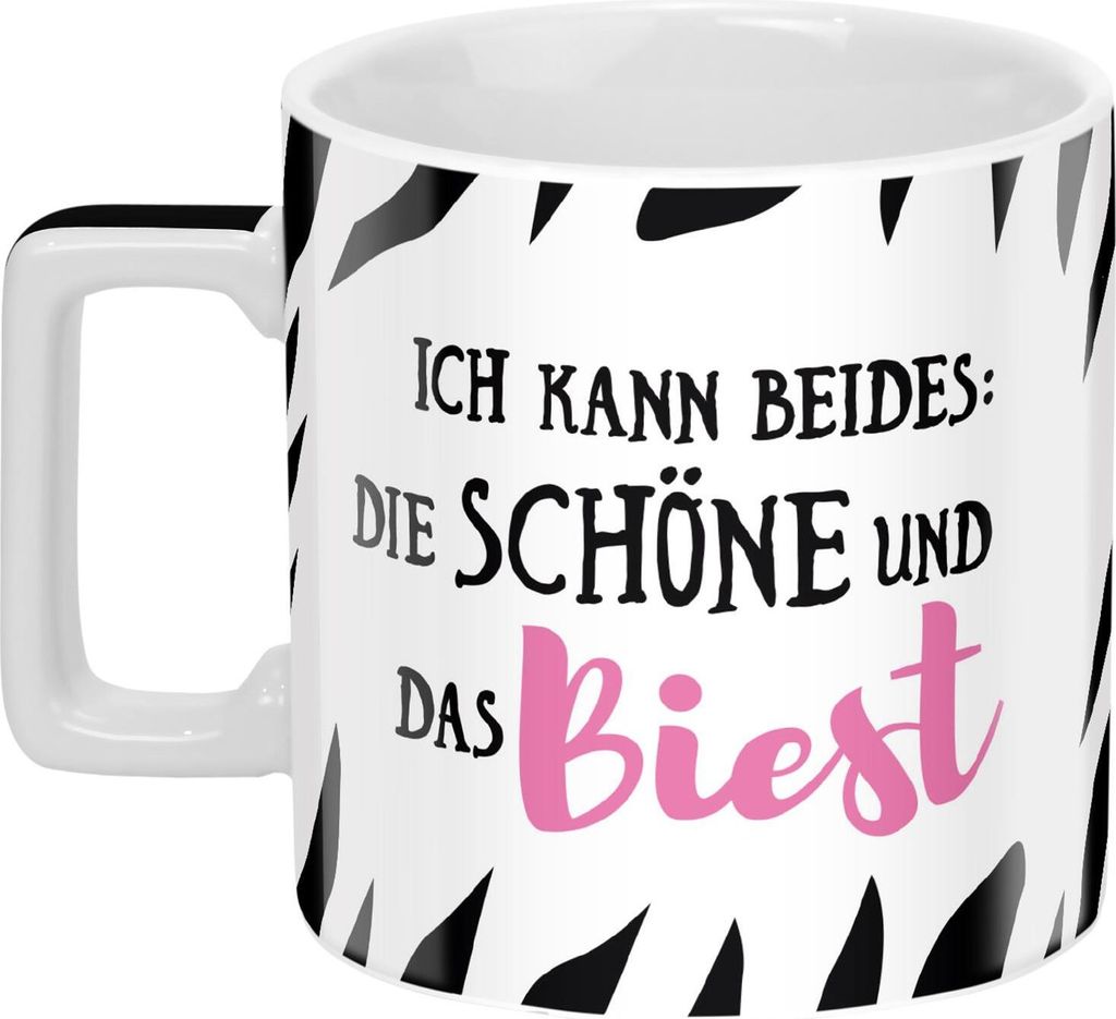 Sheepworld 46530 Wortheld-Tasse "Die Schöne und das Biest"