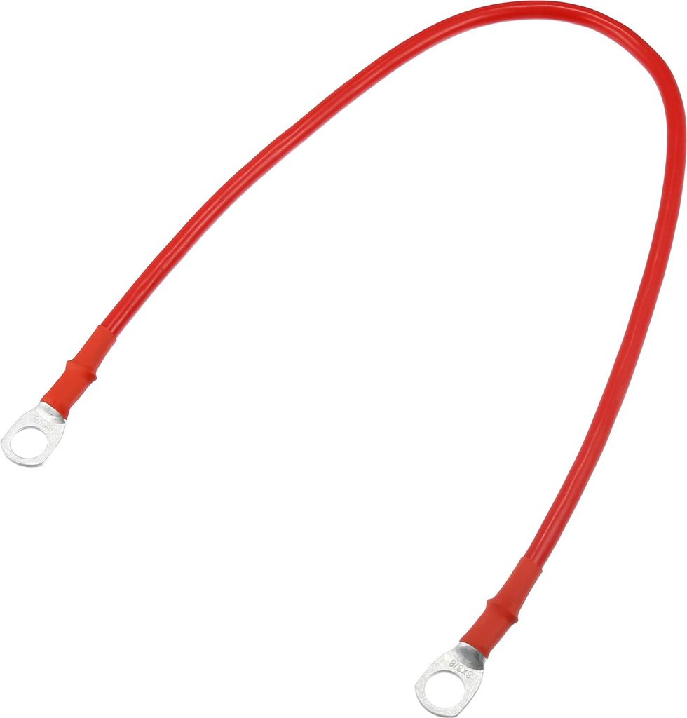 Kupfer-Batterie-Wechselrichter-Kabel / Innerer 8 AWG Gauge 3/8-Zoll-Batterie-Terminal-Kabel Universal für Auto Fahrzeug Wohnmobil / Langlebiges re...