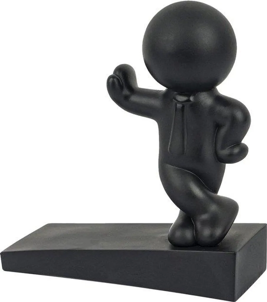Cale-porte décoratif noir et efficace pour isolation phonique chez soi