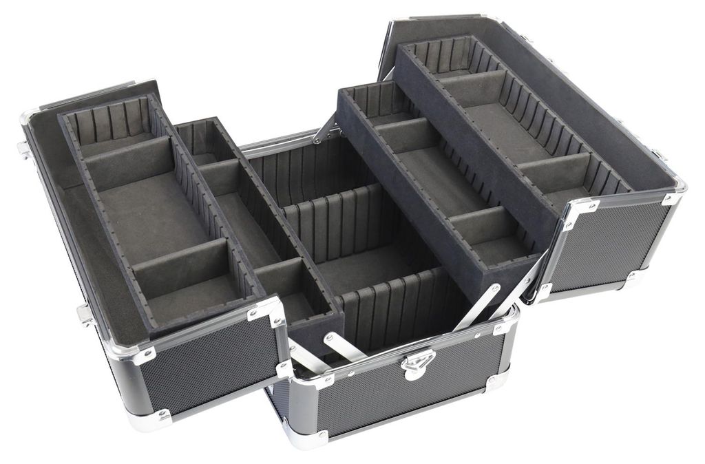 Schminkkoffer von HMF mit den Maßen  33 x 22.5 x 24 cm