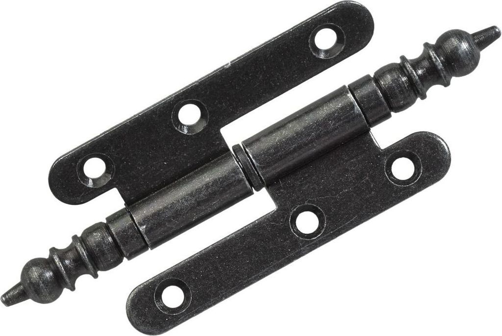Hettich Türband mit Zierkopf 45 x 80 mm rechts antik - 1 Produktbild 