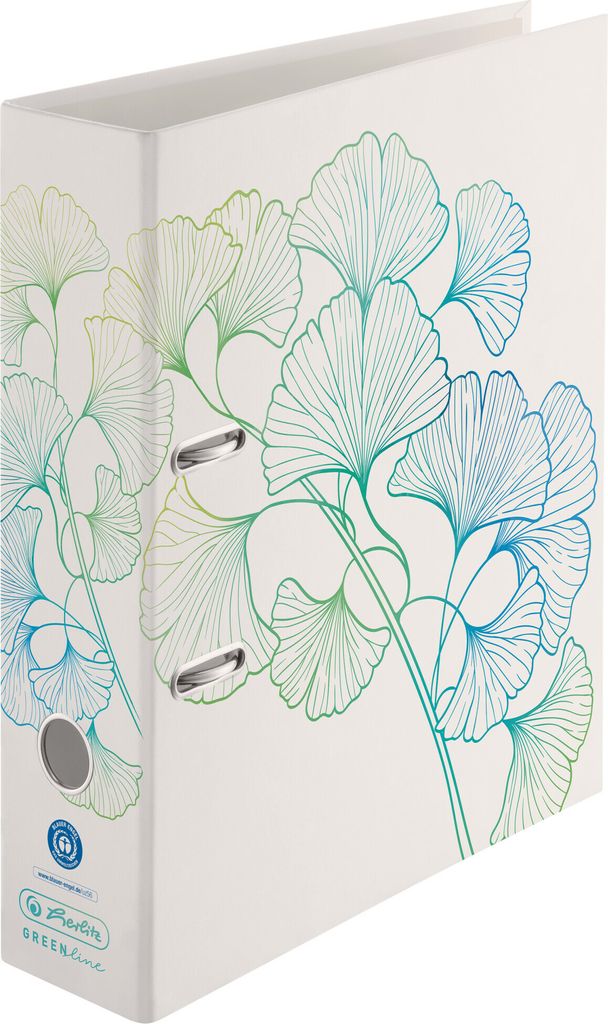 herlitz 50033409 herlitz Motivordner maX.file GREENline Ginkgo, A4
