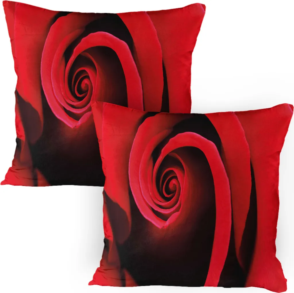 Federe Arredo 80x80 ABAKUHAUS Rose Rosse | Design Naturale Luxury