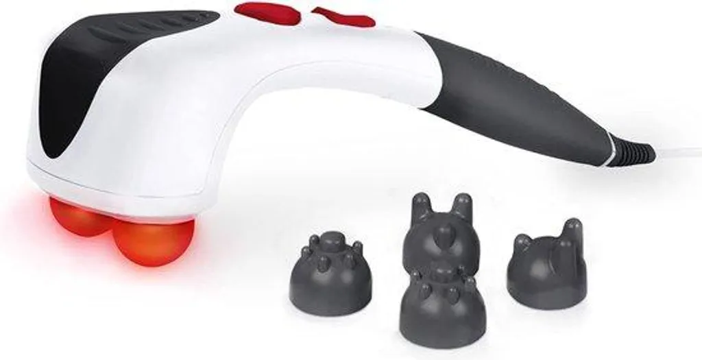 Appareil de massage manuel compact bicolore pour soin du corps nomade