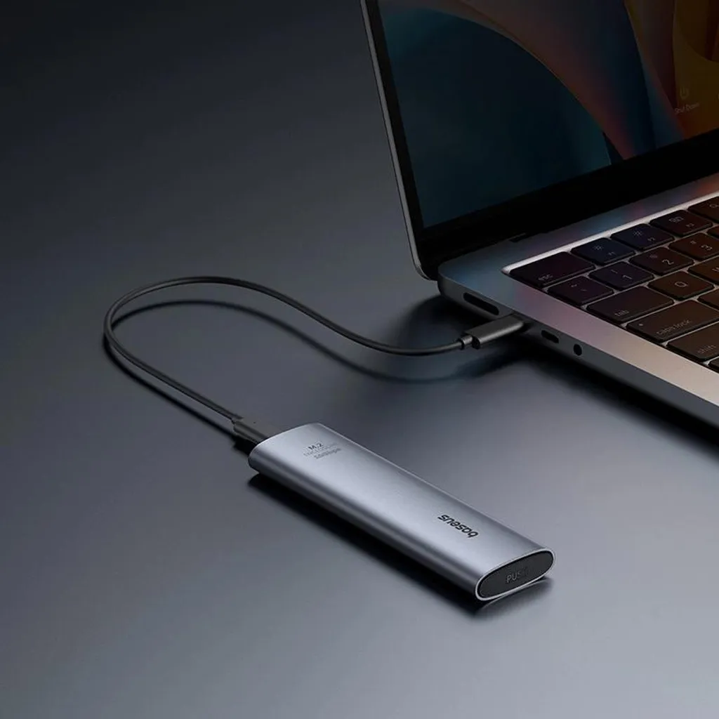 Baseus Flyjoy Contenitore SSD M.2 NVMe SATA 10Gbps Grigio | Offerta - 19