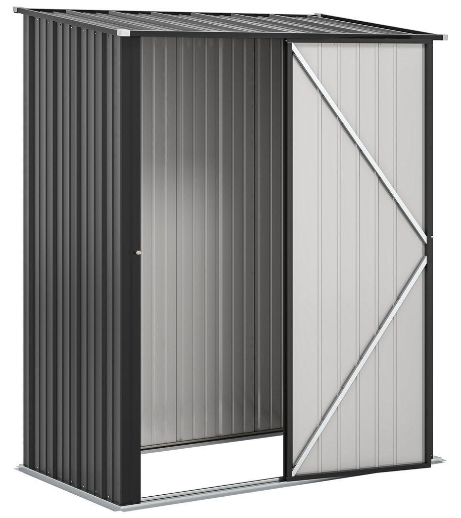 Outsunny Gerätehaus mit Pultdach 1,34 m² Gartenhaus Produktbild 