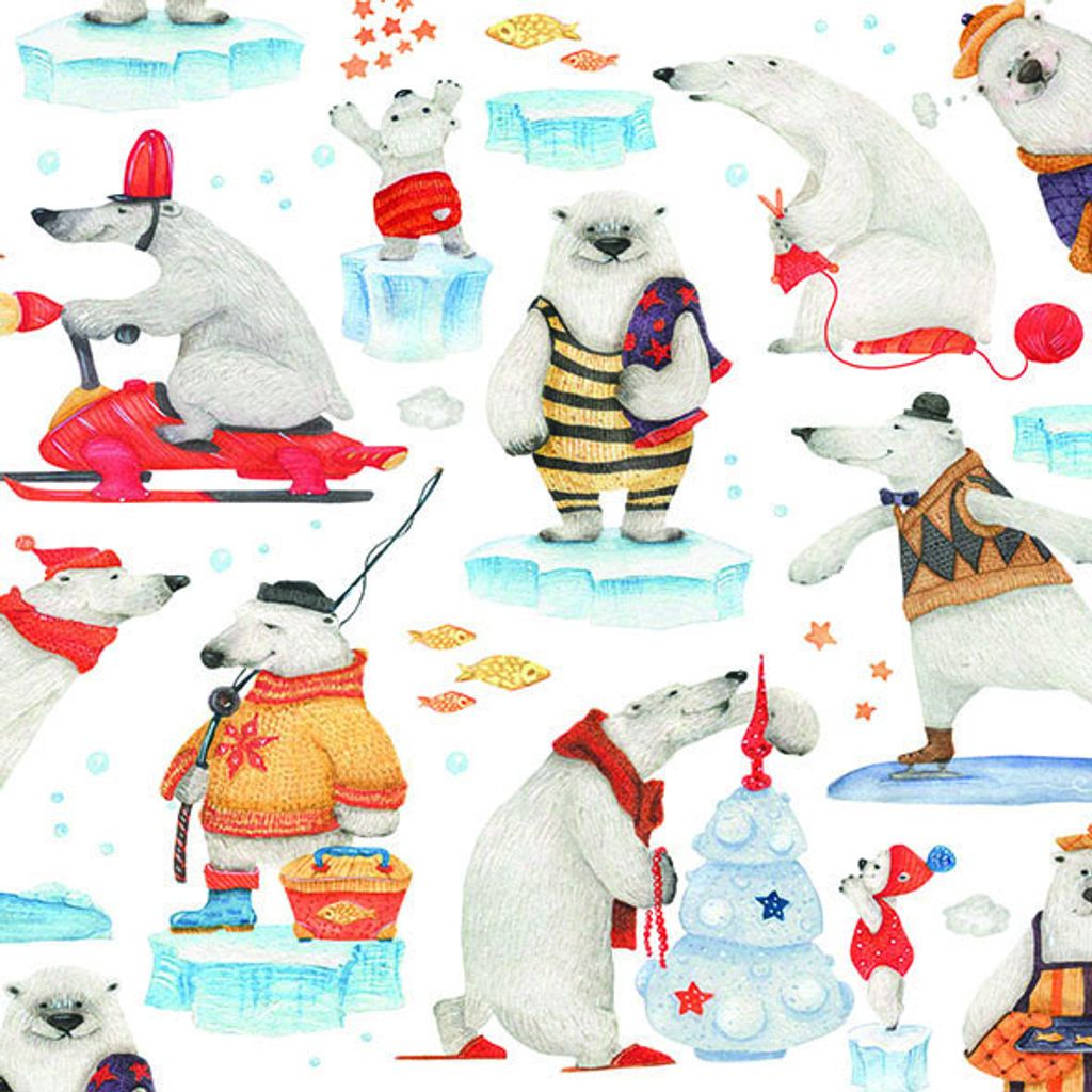 Weihnachten – Servietten Lunch – Napkin Lunch – Format: 33 x 33 cm –