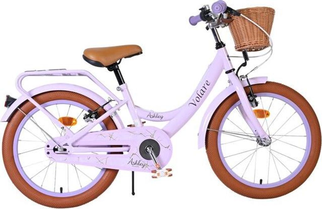 Volare Ashley Kinderfahrrad - Mädchen - 18 Zoll - Lila - Produktbild 
