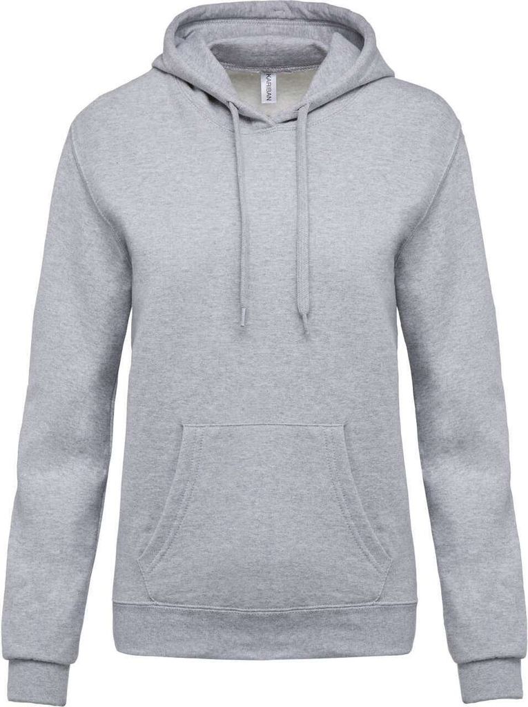 Kariban UNI Hoodie Kapuzen Sweater Kapuzensweatshirt Kapuzenpullover, Größe:S, Farbe:Oxford Grey
