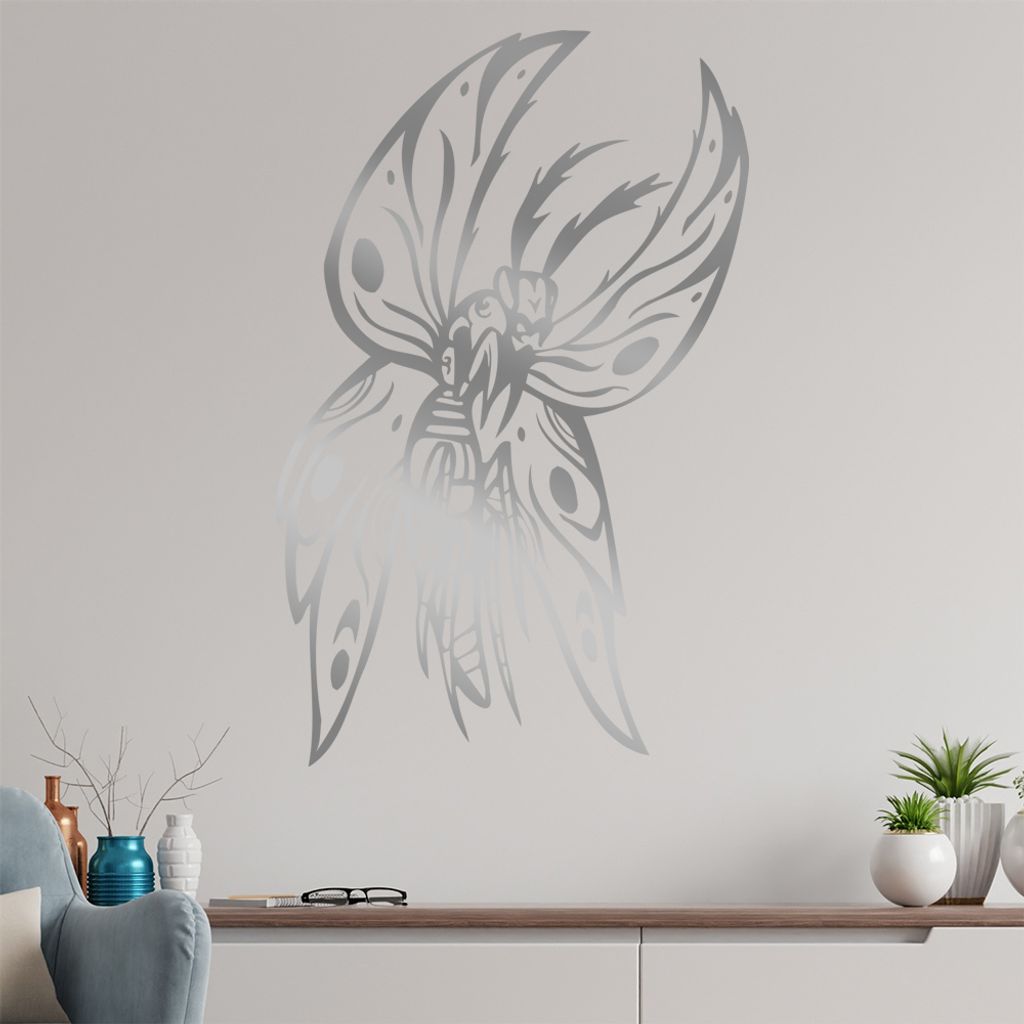 Killer Motte Wandtattoo in 6 Größen - Wandaufkleber Wall Sticker - Dekoration, Küche, Wohnzimmer, Schlafzimmer, Badezimmer