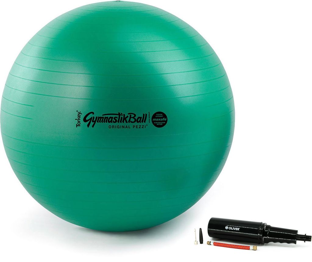Original Pezzi Gymnastikball MAXAFE m. Pumpe - grün