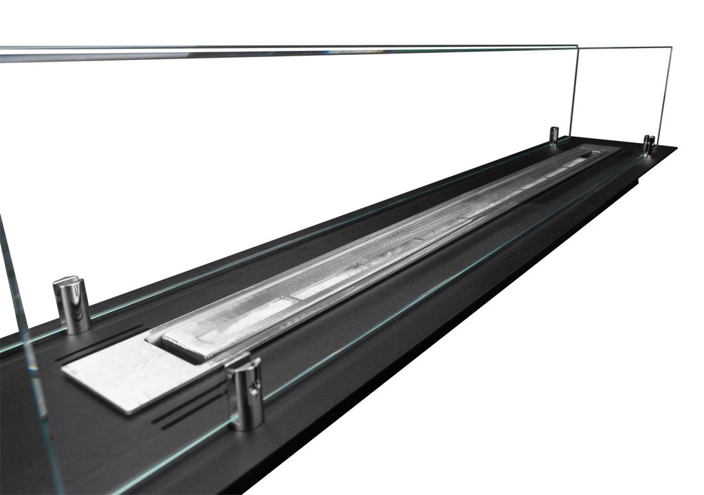 etanolový krb so sklenenou vložkou 990 mm na inštaláciu do Obrázok produktu 3