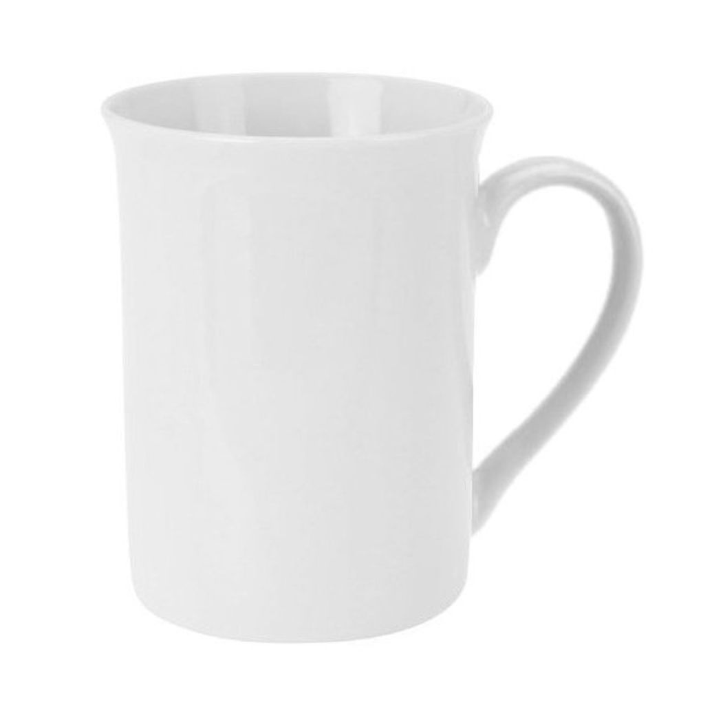 6 x Kaffeebecher Höhe: 10 cm weiß Teetasse Porzellan Ø 5 cm 