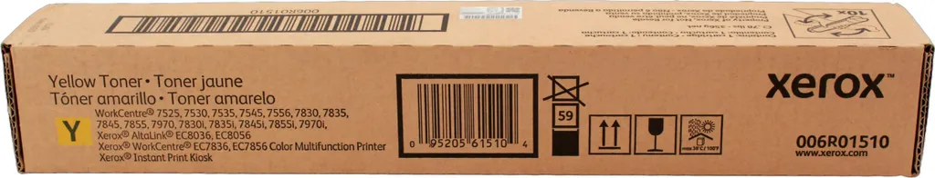 Toner jaune Xerox 006R01510 metered pour imprimante WorkCentre 7525
