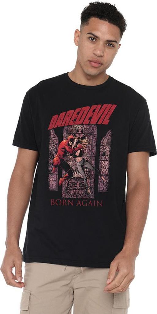 Daredevil - "Born Again" T-Shirt für Herren/Damen Uni TV21746 (XL) (Schwarz)