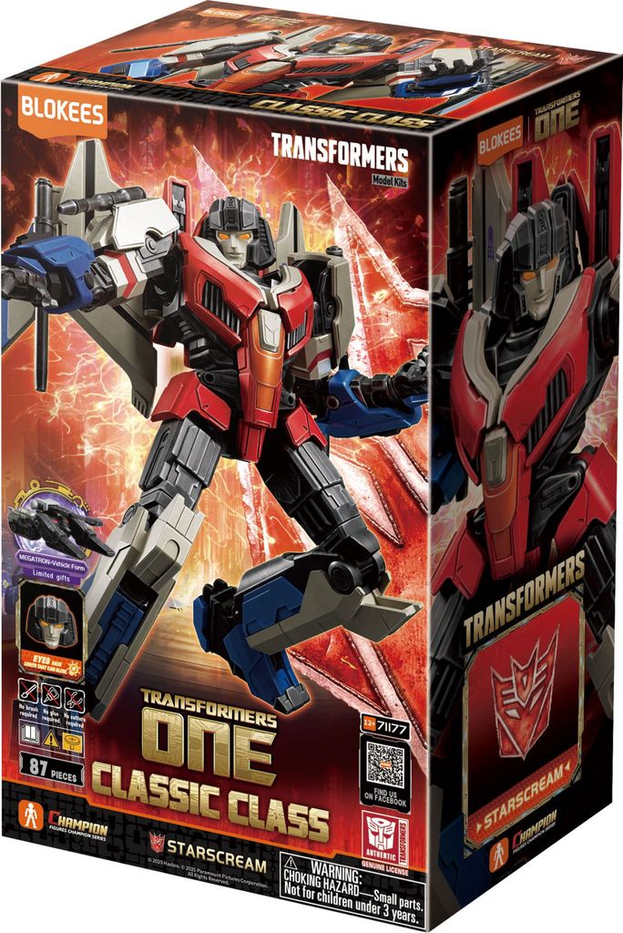 Transformers Blokees Plastic Model Classic Class 16 Starsream