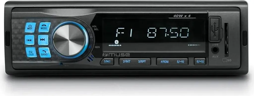 Autoradio Bluetooth pour Musique sans Fil Muse M-195 - Idéal pour Clé USB et MP3