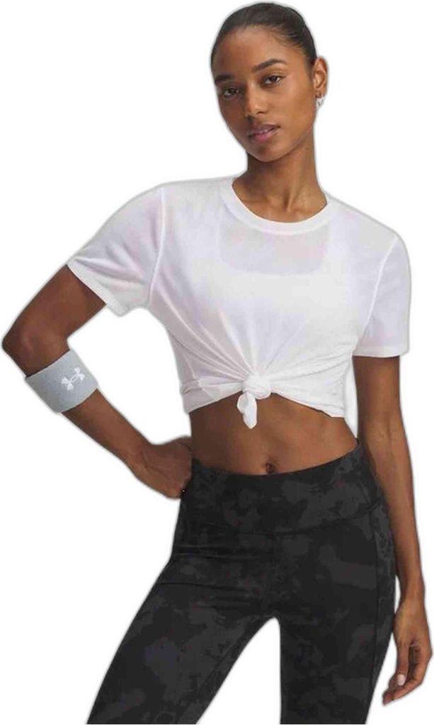 Under Armour T-shirt 6005096-100 in WHITE color size large