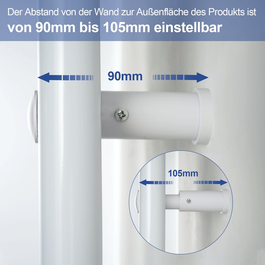 Meykoers Heizkörper Elektrische Handtuchhalter für Bad Produktbild 6