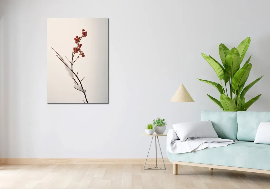 Quadro 70x100 cm La sottile forza dell'inverno - 2