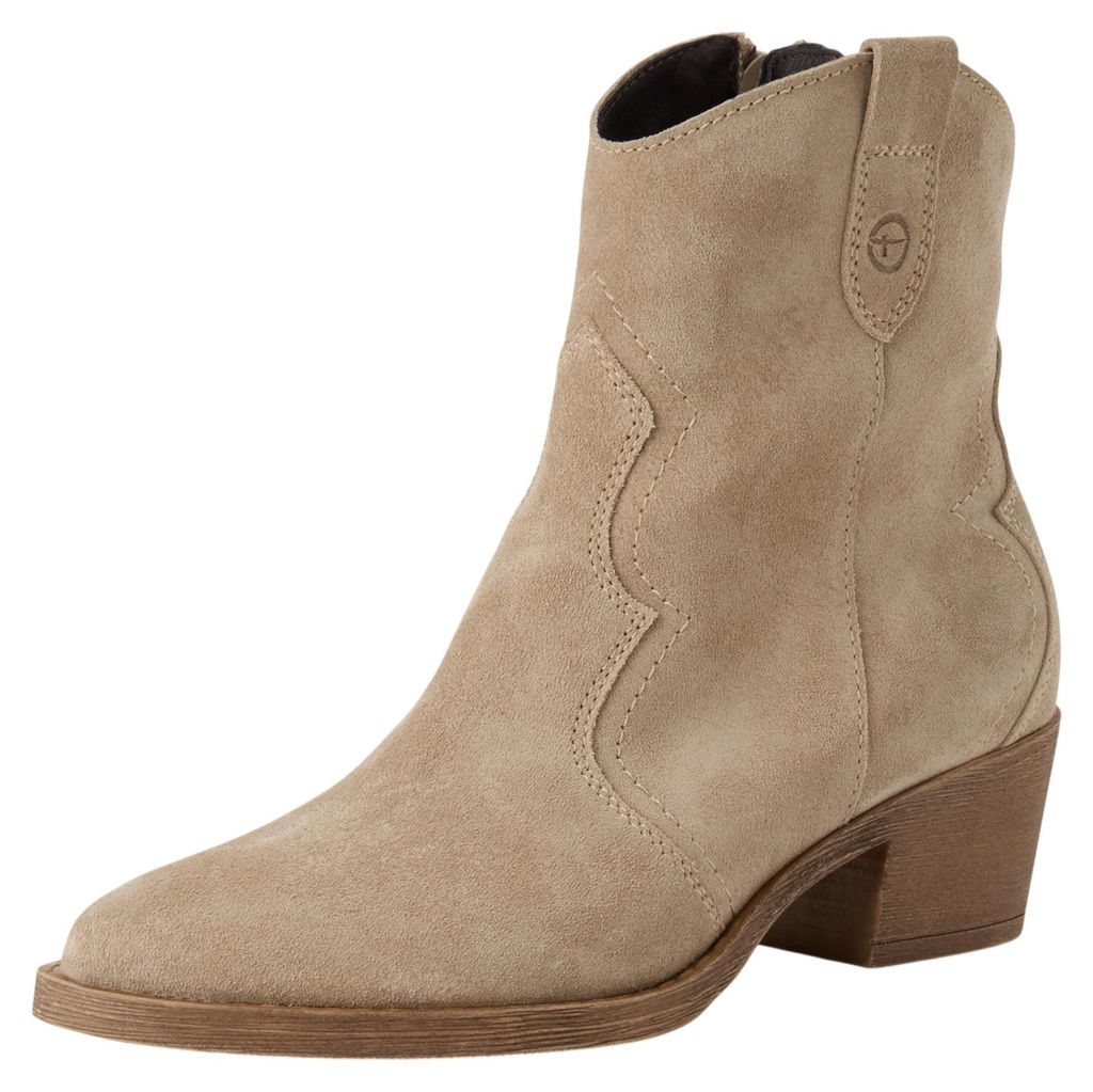 Tamaris Damen Elegante Stiefelette Western 1-25702-41 Beige