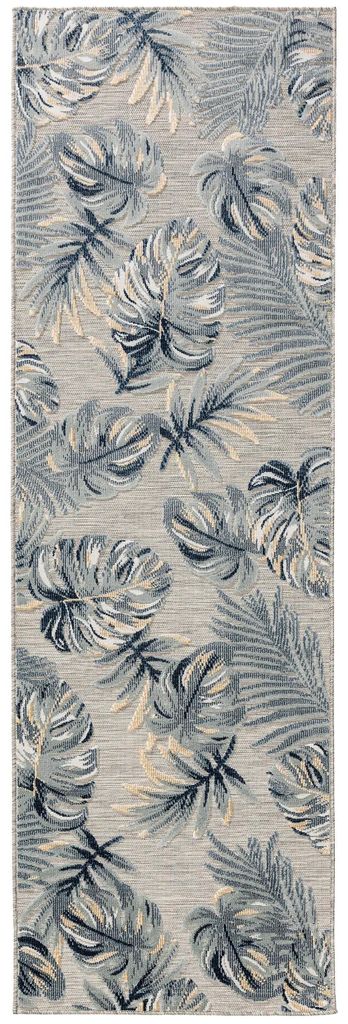 In- & Outdoor-Läufer Flora Multicolor 80x250 cm Outdoor Läufer Muster Kurzflor benuta