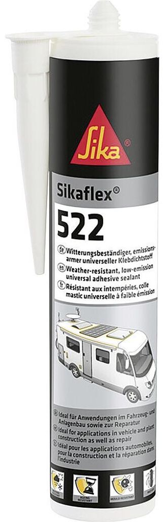 Sikaflex 522: sellador negro para caravanas, 300 ml Imagen del producto 
