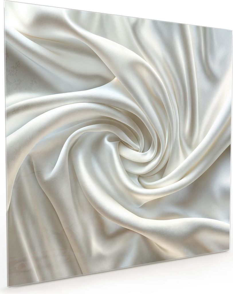 Küchenrückwand Spritzschutz Glas mit Motiv Seidene Textur 40 x 40 cm