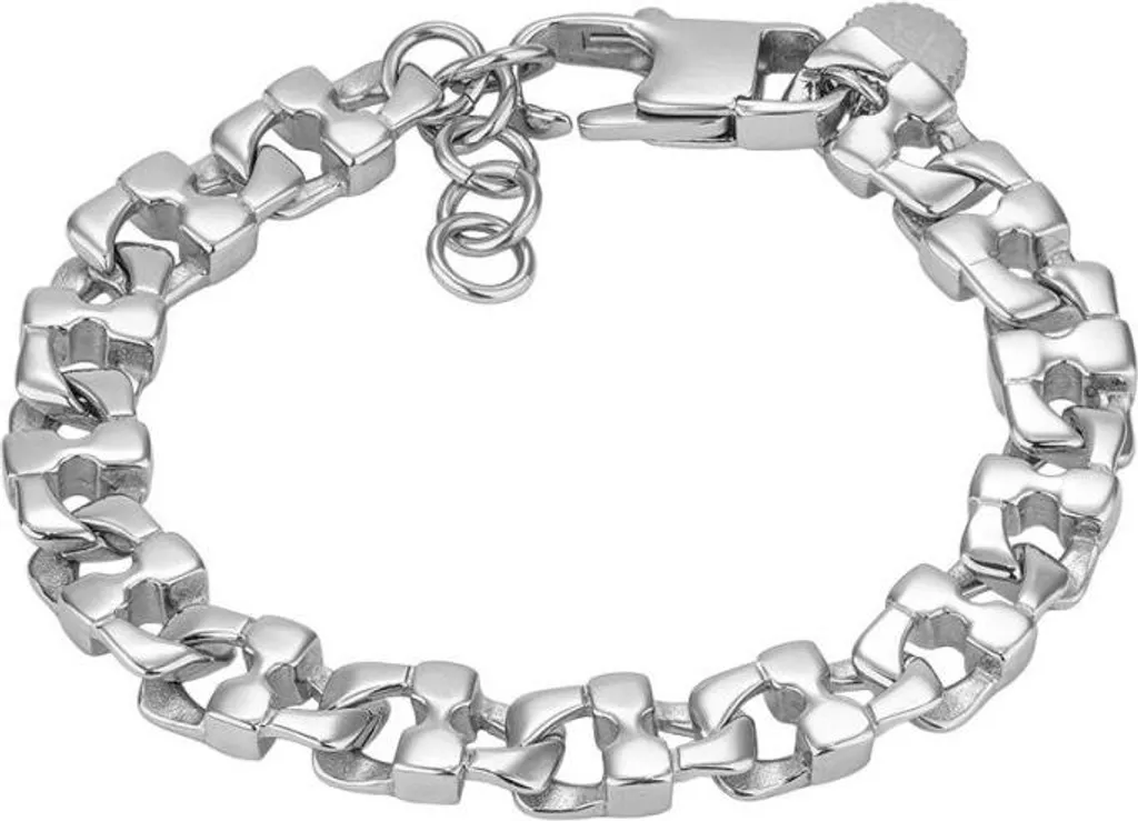 Bracelet homme Radiant RH000328 en acier inoxydable argenté et noir